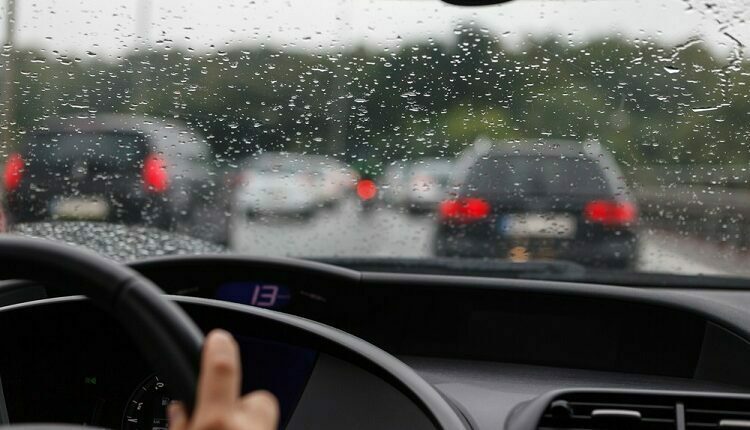 driving in rain